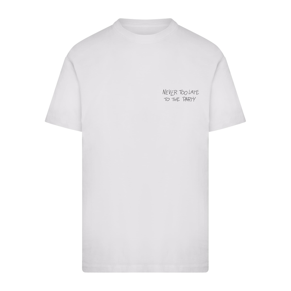 Mister Tee - Never Too Late To The Party Tshirt Homme - Blanc